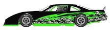 Race Car Wrap Graphics Decals Imca Late Model Dirt 30