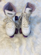 Roller Derby Roller Star Women's Roller Skates White Pink Size 8 Model U720W