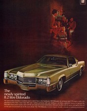 1969 Cadillac 8.2 Litre Eldorado Print Ad Wall Art