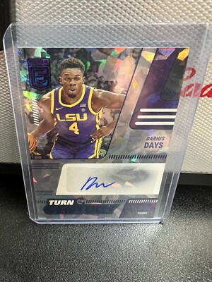 Darius Days Auto 06/22 Panini # TTC-DDA Cracked Ice 2022