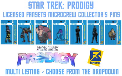 Star Trek: Prodigy MicroCrew Pin Badge Collection - Fansets - Multi Listing