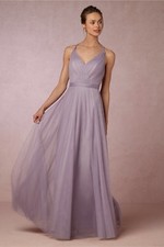 NWT Anthropoligie BHLDN Zaria Dress By Hitherto Size 10 In Lilic Gray