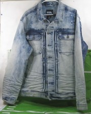 FBRK JJ 7640 CIELBL BLUE DENIM JACKET  MEN  SIZE  XXL