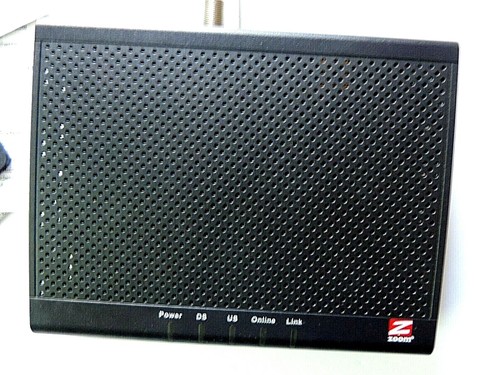 Zoom 5341 DOCSIS 3.0 Cable Modem With Power Cord Guide Ships Free Next Day - Picture 9 of 12
