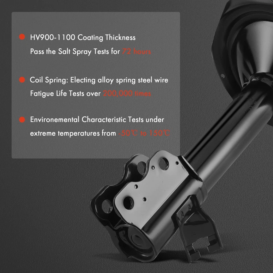 Puntal de amortiguador lateral trasero 2 piezas para Nissan X-Trail 2005 2006 deportivo utilitario L4 2,5 L Foto 4 de 4