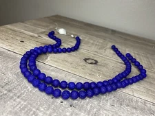 8mm Lava Stone Blue
