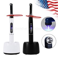 Dental Wireless Cordless LED Cure Curing Light Lamp 2400mw 5W Tool Resin 1 Sec