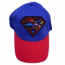 Boys Blue Red Superman Baseball Cap Ball Hat