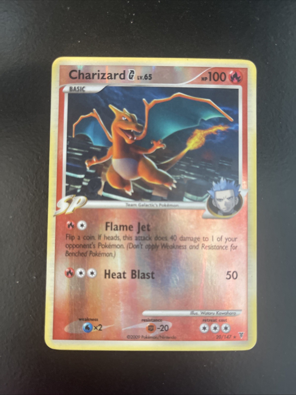 2009 Pokemon Platinum Supreme Victors Charizard G Reverse Holo #20/147 Card