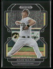 Adam Mazur 2022 Panini Prizm Draft Picks Iowa Hawkeyes