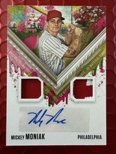 2021 Panini Diamond Kings #DKMS-MM Mickey Moniak DK Material Signatures