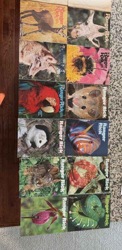 Ranger Rick Old Magazine Lot Of 12