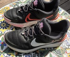 Nike Star Runner Low Top Athletic Shoes girls Black Pink Red Lace Up 4.5Y