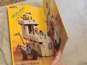 Vintage Lego LEGOLAND 6080 Castle System *EMPTY BOX ONLY* - Fair Condition