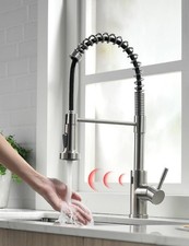 Küchenarmatur mit Infrarot Sensor 360 Schwenkbar Einhandm