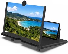12" Screen Magnifier New Version 3D Pull-Out HD Screen Phone Projector for Movie