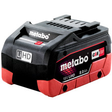 Metabo 18v 8.0Ah Li-Ion Battery Pack, CAS - 625369000