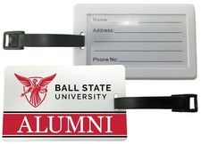 Ball State University Luggage Tag Alumni Design Officially Licensed