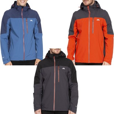 Trespass Herren Tapping Wasserdicht Kapuze Outdoor Wandern Mantel Jacke