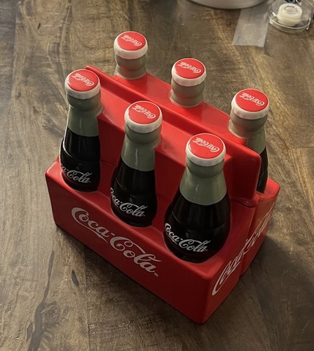 Gibson Coca Cola 6 Pack Bottle Cookie Jar