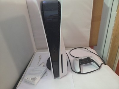 Sony PlayStation 5 Disc Edition PS5 825GB White Console Gaming System Bundle