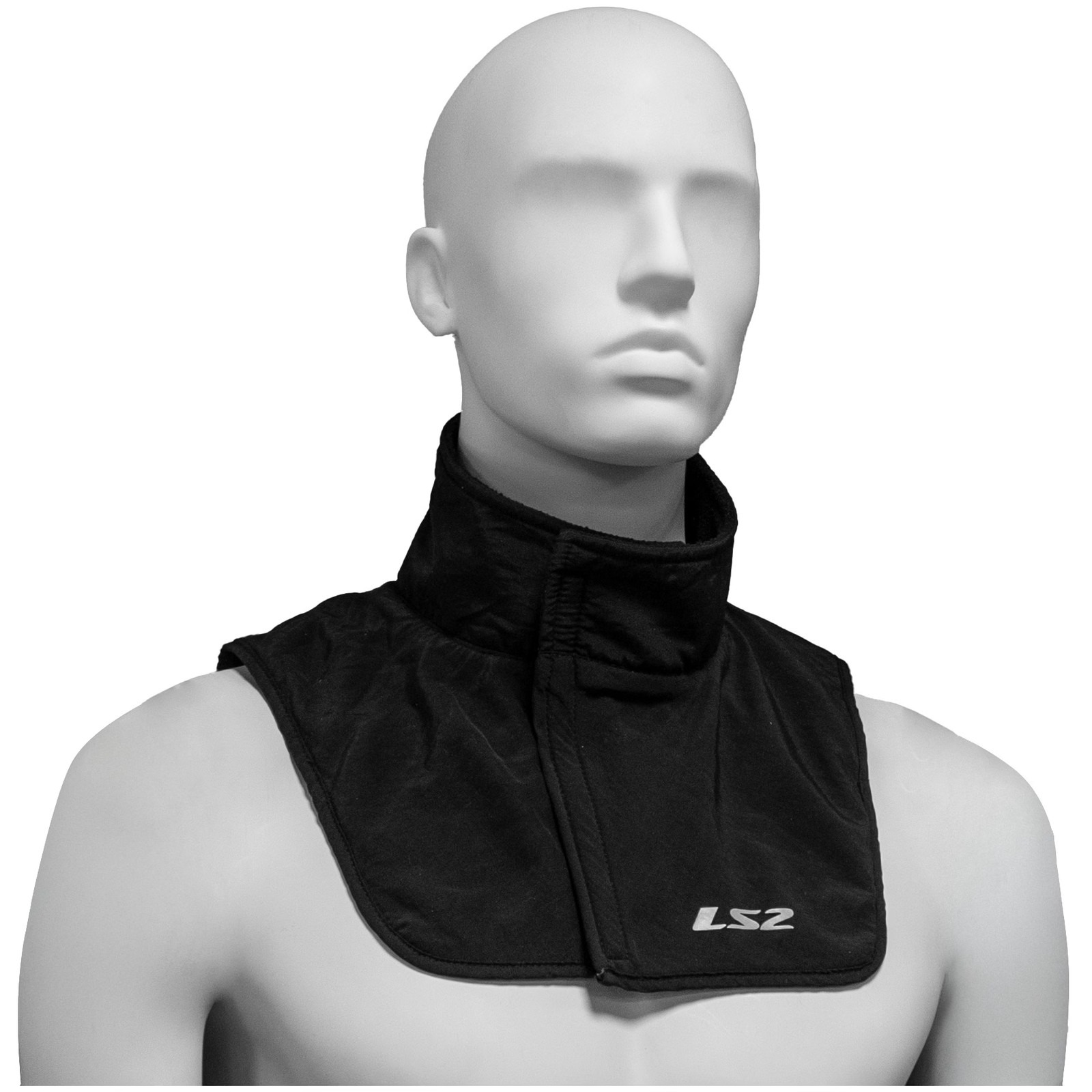 LS2 Motorcycle Motorbike Fleece Winter Neckwarmer - Black