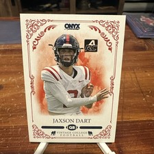 2022 Onyx Vintage College- Jaxson Dart (RC) #CFJD Rookie RC New York Giants