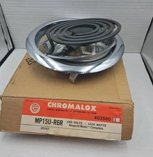 Chromalox MP15U-R6R Surface Element Burner Stove 6" 240 VOLTS 1500 WATTS - NOS