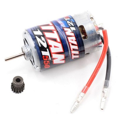 NEW Traxxas Titan Motor 12T (12 Turn, 550 Size) TRA3785 w/ 16T Tooth Pinion Gear