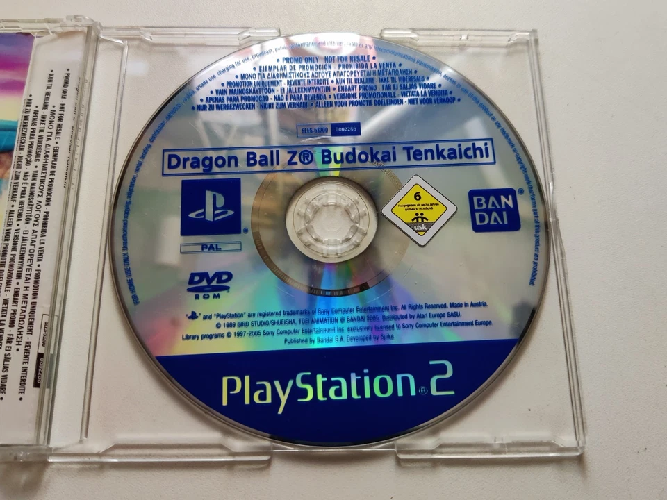 RARE Dragon Ball Z Budokai Tenkaichi PS2 PROMO PlayStation 2 (FULL GAME) - Image 2 of 3