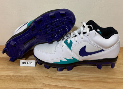 Nike Air Jordan Stadium 90 Low MCS Grape Baseball Cleats Sz Men's 9.5 HQ0211-105