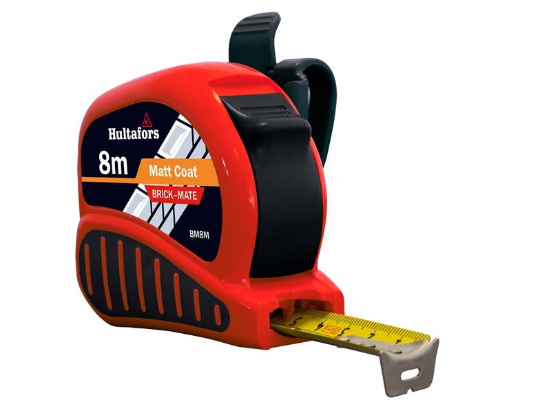 Hultafors BM8M Brick-Mate Metric Builders Block Counting Tape Measure 8m - Image 3