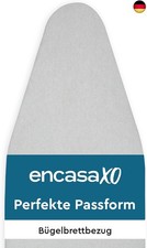 Encasa Homes Bügelbrettbezug 'Silver Premium' Metallisiert mit 