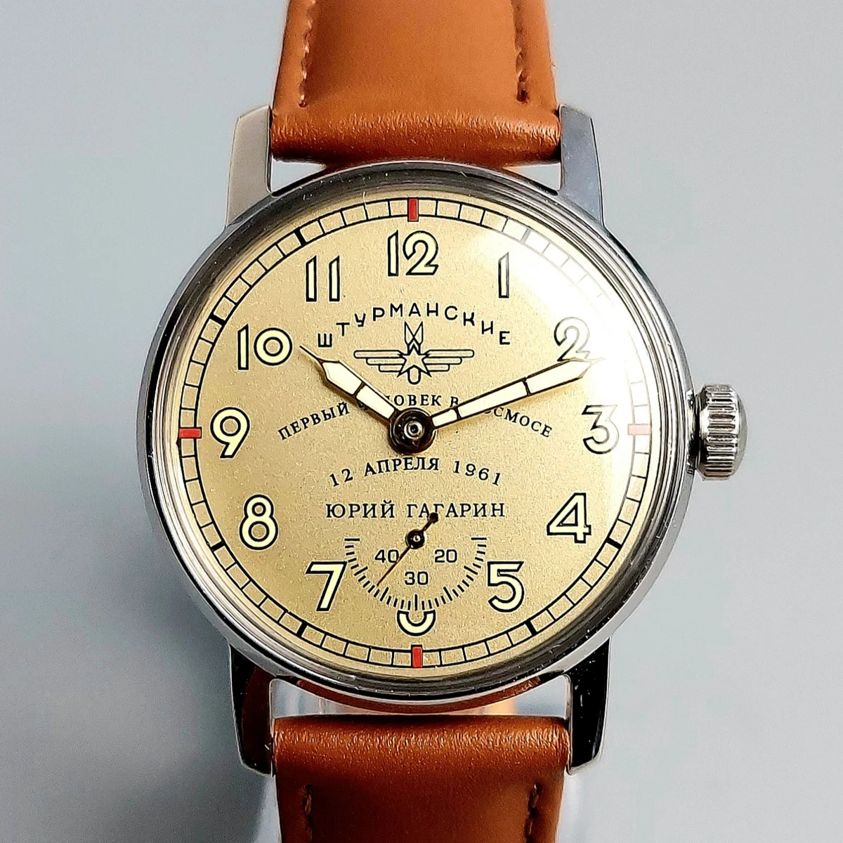 Sturmanskie Gagarin Heritage 9045925 – Orologio Meccanico Uomo Edizione Limitata 500 Pezzi, Cassa 40mm Acciaio 904L
