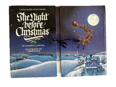 Vintage The Night Before Christmas Hallmark Pop-up Book 1988 Clement C Moore