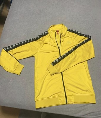 Kappa Trainingsjacke Unisex Gr. L Gelb Sport Freizeit Gut Zustand