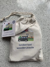 London Taxi Wooden Jigsaw Puzzle Game and Toy for Early Years Children 1-3 NEW
