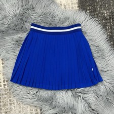 SOMEONE KIDS Girls Kobalt Blue Pleated Skirt W/Elastic Waist Lined Size 9Y NEW