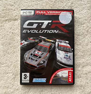 GTR Evolution PC DVD-ROM Atari SimBin Rennspiel komplett Handbuch Retro Windows!