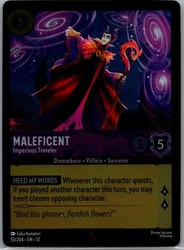 Maleficent - Imperious Traveler 55/204 Wilds Unknown Rare Cold Foil