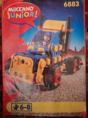 Meccano Junior! 6883 Modellbau Konstruktion mit Antrieb - 15 Modelle