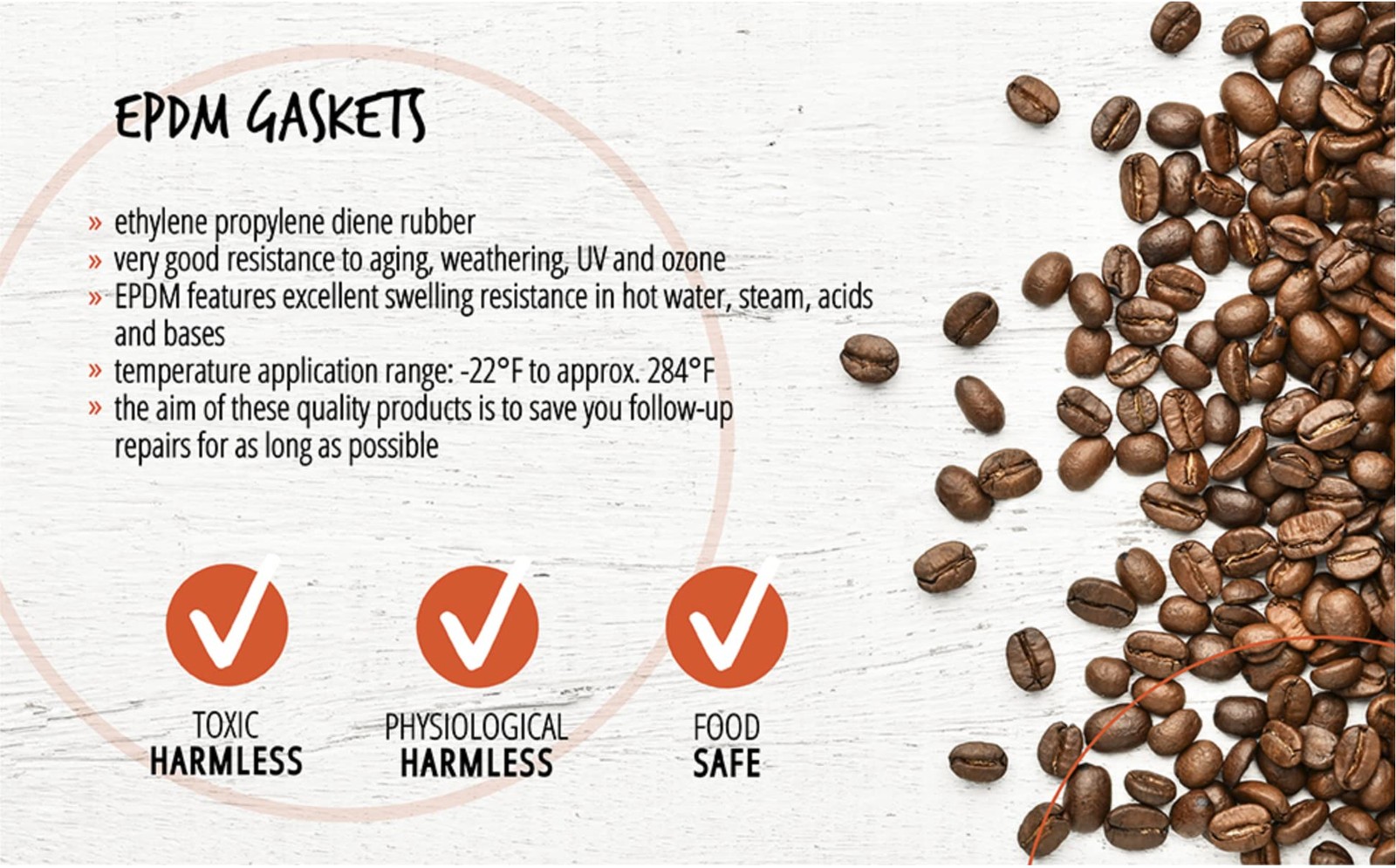 Gasket Seal Set Compatible for La Pavoni Professional, Stradivari Professiona...