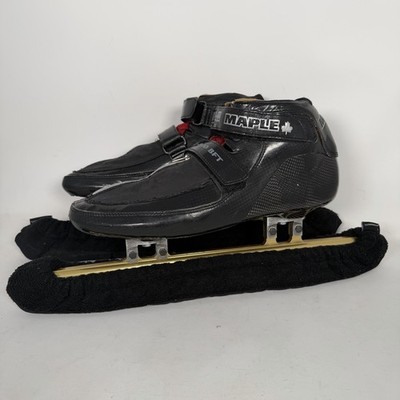 Maple MST-800 BFT Size 14 Speed Skates Barefoot Tech Long Track Gold Blades