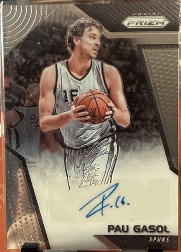 Pau Gasol #SG-PG 2017 Panini Prizm Signature card