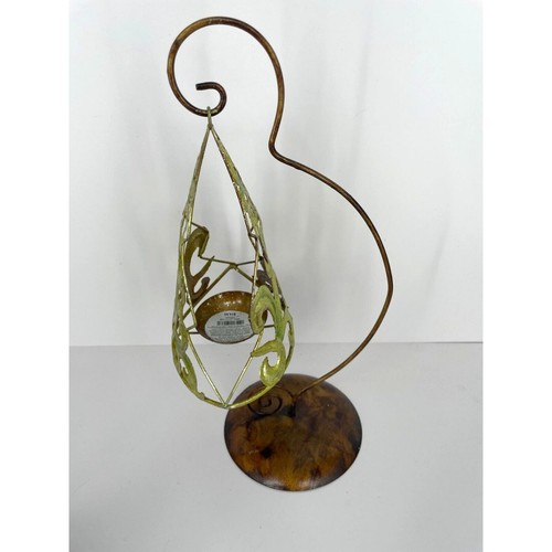 Vintage Pier 1 Weihnachtsbaum Teelicht Windlicht Griff Halter - Bild 2 von 4
