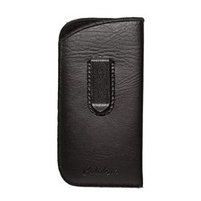 Calabria Slip-In Eyeglasses Case Black/Pack of 1 Faux Leather Sunglasses Po...