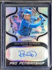 Mondesi, Adalberto - 2019 Prizm - Autograph - Pro Penmanship - Silver