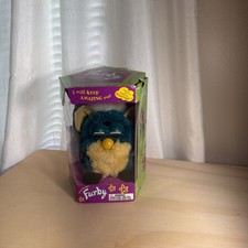 Vintage 1998 Furby Dragon Blue Eyes