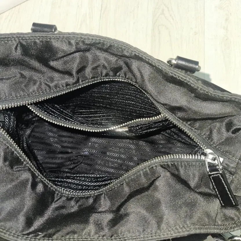 Prada Black Tote & Shoulder Bag with Detachable Strap thumbnail 7