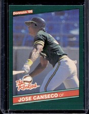 1986 Donruss The Rookies Jose Canseco Rookie RC #22 Athletics